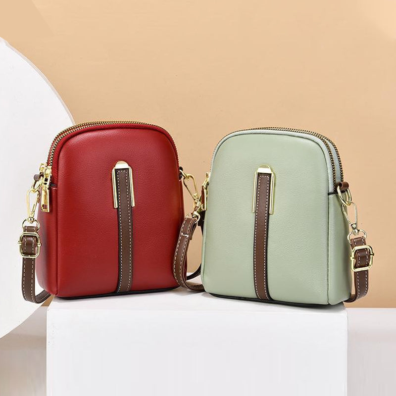 Sac bandoulière à blocs de couleurs
