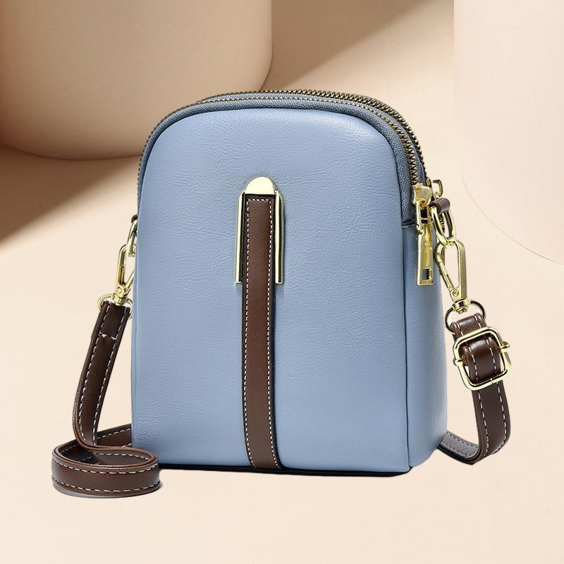 Sac bandoulière à blocs de couleurs
