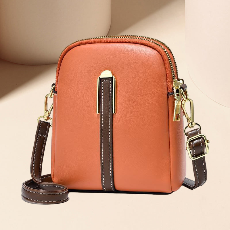 Sac bandoulière à blocs de couleurs