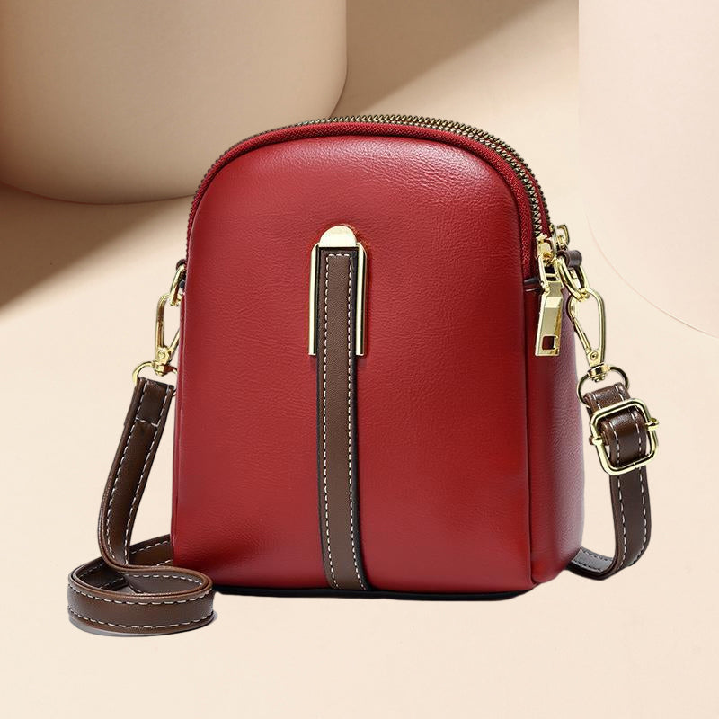 Sac bandoulière à blocs de couleurs